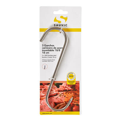pack-de-4-unidades-ganchos-carnicero-inoxidable-188-18-cm-de-longitud-blister-3-unidades