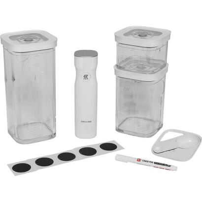 zwilling-freshsave-cube-vakuum-set-6-piece-transparent-white
