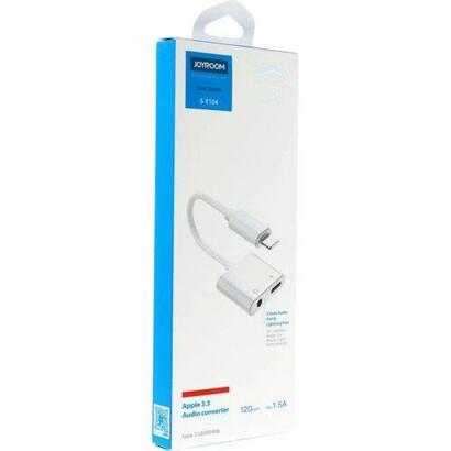 joyroom-adapter-lightning-to-lightning-35mm-mini-jack-012m-white-s-y104