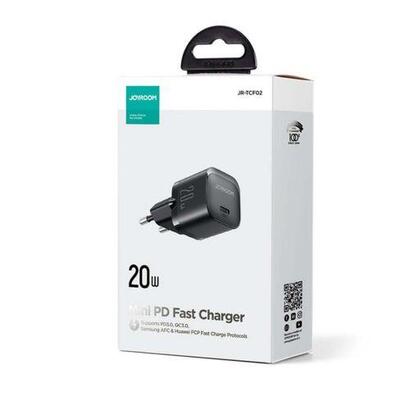 joyroom-travel-charger-mini-type-c-pd-20w-black-jr-tcf02