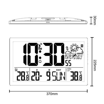 greenblue-gb218-estacion-meteorologica-reloj-de-pared-digital-con-sensor-de-exterior-reloj-dcf-con-pantalla-lcd-alarma-con-funci