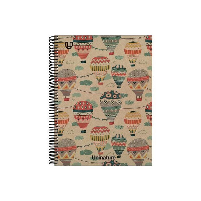 grafoplas-cuaderno-espiral-a4-80h-4x4-90gr-kraft-y-carton-reciclado-uninature-capadocia