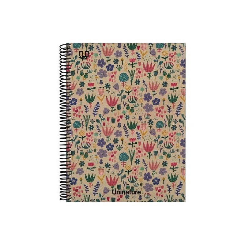 grafoplas-cuaderno-espiral-a4-80h-4x4-90gr-kraft-y-carton-reciclado-uninature-holanda