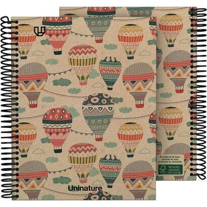grafoplas-cuaderno-espiral-a5-80h-4x4-90gr-kraft-y-carton-reciclado-uninature-capadocia