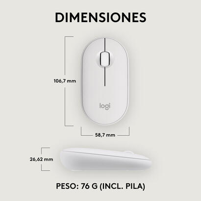 raton-logitech-pebble-2-m350s-wireless-bluetooth-blanco-910-007013