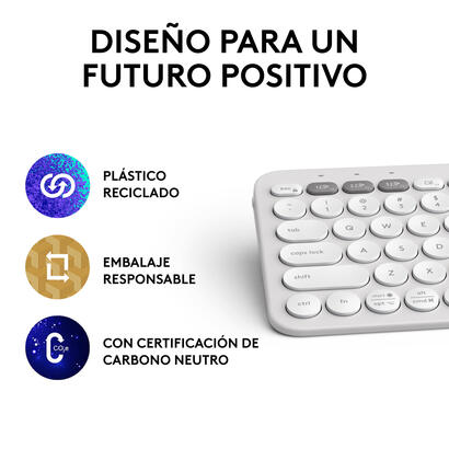 teclado-logitech-pebble-keys-2-k380s-rf-wireless-bluetooth-qwerty-blanco-espanol