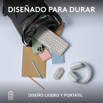 teclado-logitech-pebble-keys-2-k380s-rf-wireless-bluetooth-qwerty-blanco-espanol