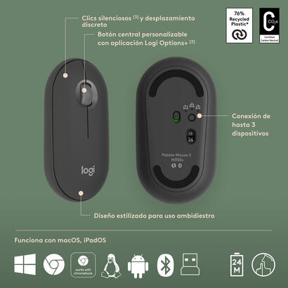 teclado-espanol-logitech-pebble-2-combo-raton-incluido-universal-rf-wireless-bluetooth-qwerty-grafito