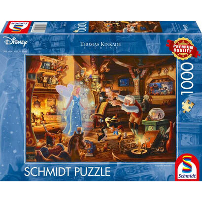 schmidt-spiele-thomas-kinkade-studios-disney-dreams-collection-pinocho-de-geppetto-rompecabezas-de-1000-piezas-57526