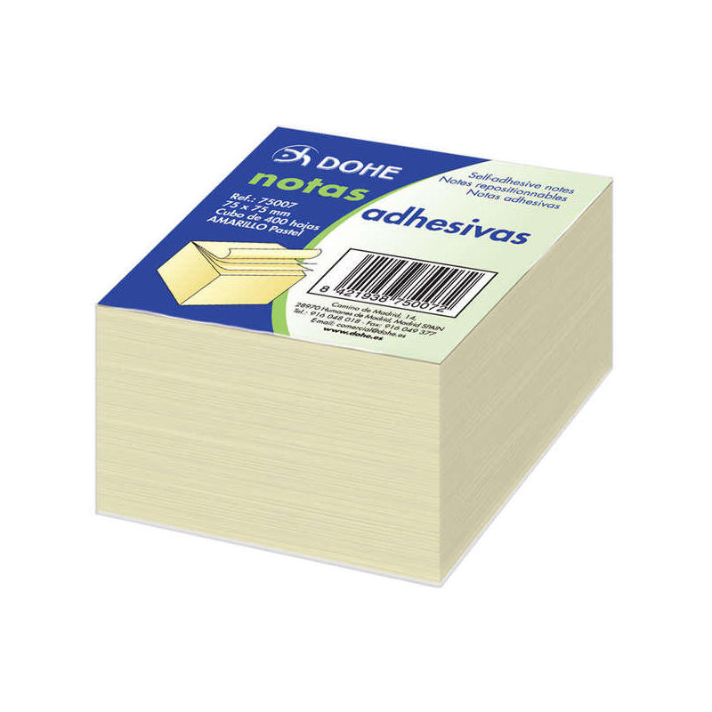 dohe-cubo-de-400-notas-reposicionables-tamano-75x75mm-papel-de-75gr-ideal-para-oficina-y-escuela-amarillo
