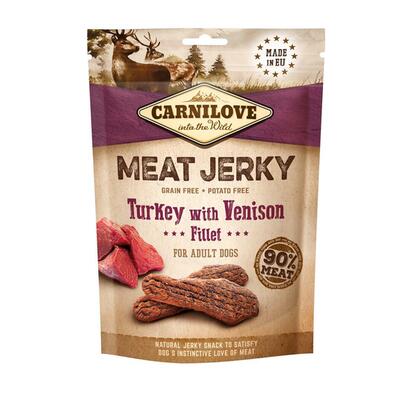 snack-para-perros-carnilove-meat-jerky-turkey-with-venison-100-g