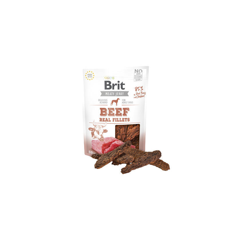 golosina-para-perros-brit-jerky-beef-real-fillets-ternera-80-g golosina-para-perros-brit-jerky-beef-real-fillets-ternera-80-g