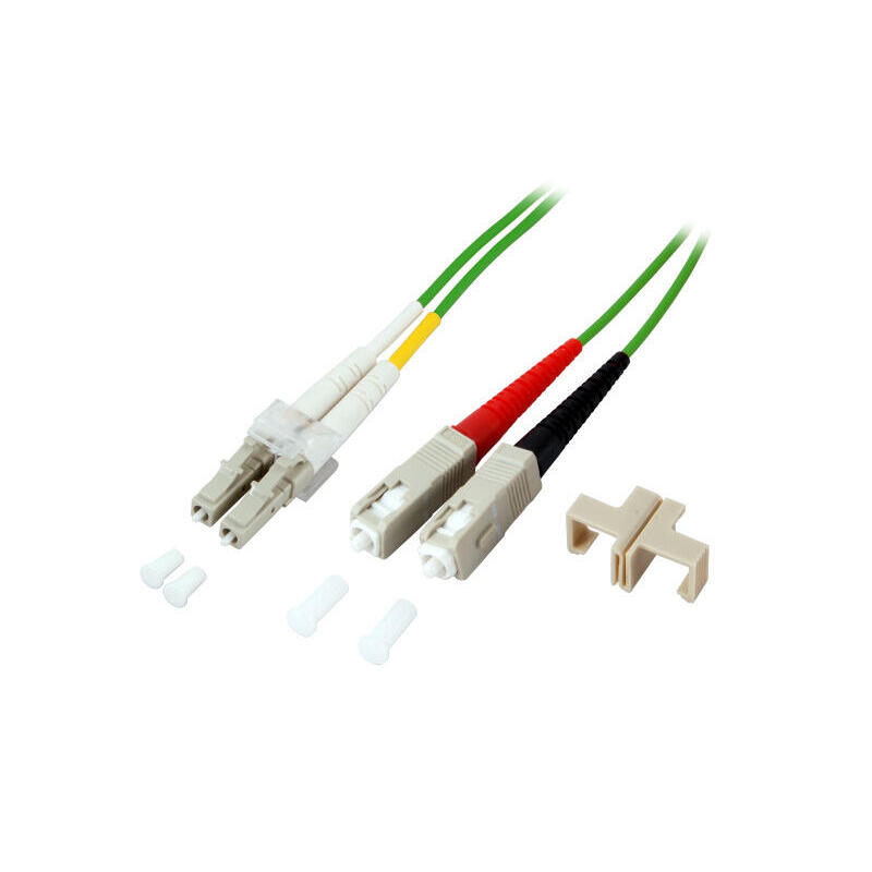 efb-elektronik-o03232om5-cable-de-fibra-optica-e-infiniband-2-m-2x-sc-2x-lc-verde