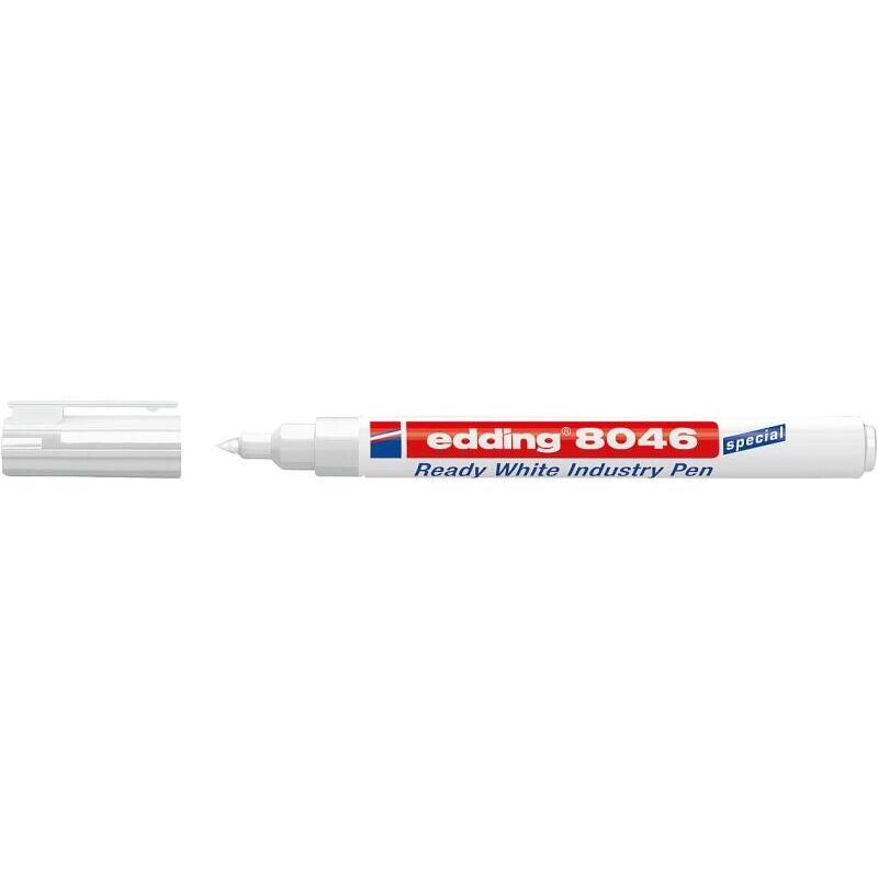 pack-de-10-unidades-edding-8046-rotulador-permanente-industrial-punta-redonda-1-3mm-tinta-opaca-resistente-al