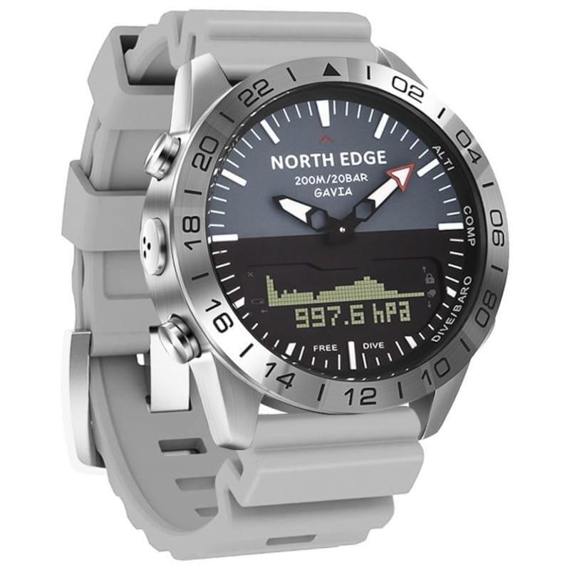 reloj-de-buceo-north-edge-gavia-con-correa-de-silicona-gris