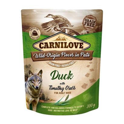 carnilove-dog-pouch-duck-timothy-grass-comida-humeda-para-perros-300g