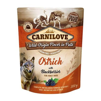 comida-humeda-para-perros-carnilove-dog-pouch-ostrich-blackberries-400g