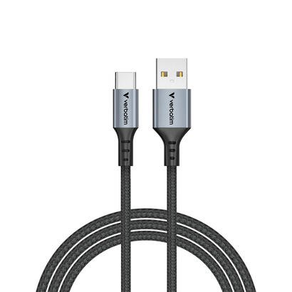 verbatim-sync-charge-usb-a-auf-usb-c-18w-120-cm-gris