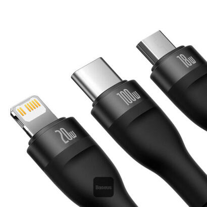 kabel-usb-3w1-baseus-flash-series-2-usb-c-micro-usb-lightning-100w-12m-czarny