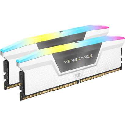 memoria-corsair-ddr5-32gb-2x16gb-pc6000-vengeance-rgb-blanca-cmh32gx5m2b6000z30w