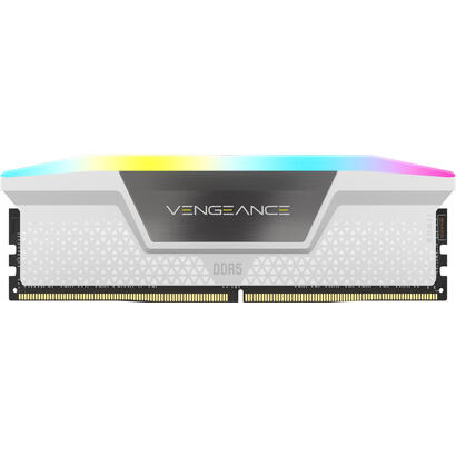 memoria-corsair-ddr5-32gb-2x16gb-pc6000-vengeance-rgb-blanca-cmh32gx5m2e6000z36w