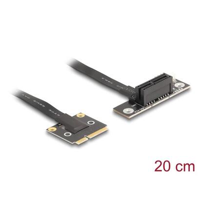 delock-adapter-mini-pcie-stecker-zu-pcie-30-x1-buchse-90-gewinkelt-mit-cable-20-cm