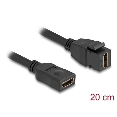delock-keystone-modul-cable-hdmi-buchse-zu-buchse-8k-60-hz-20-cm-schwarz