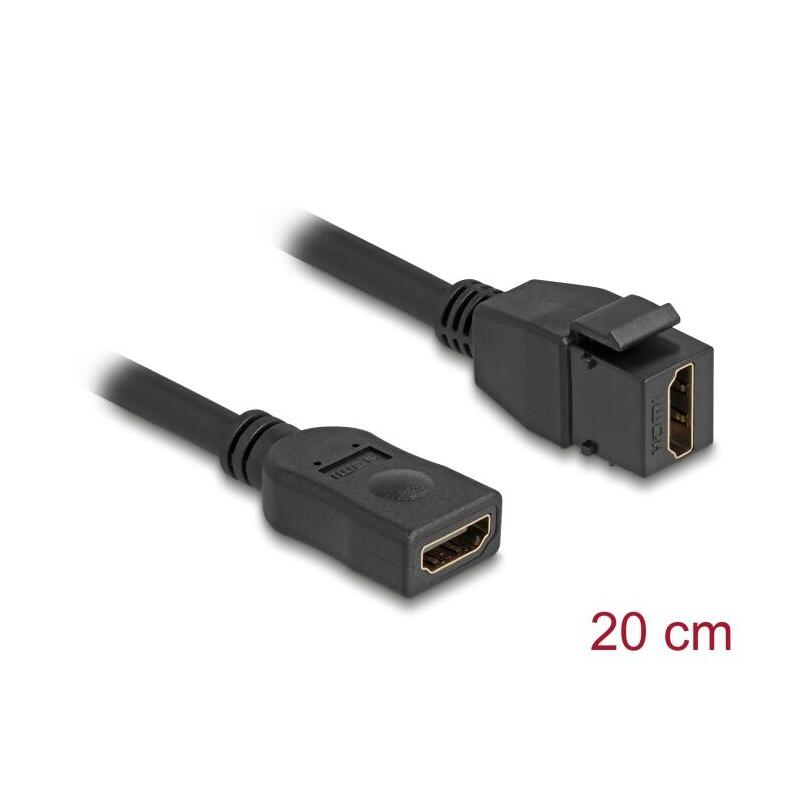delock-keystone-modul-cable-hdmi-buchse-zu-buchse-8k-60-hz-20-cm-schwarz