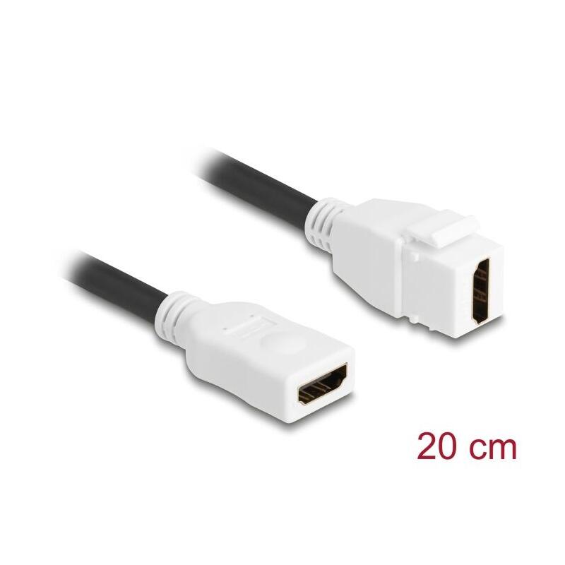 keystone-modul-cable-hdmi-buchse-zu-buchse-8k-60-hz-20-cm-weiss