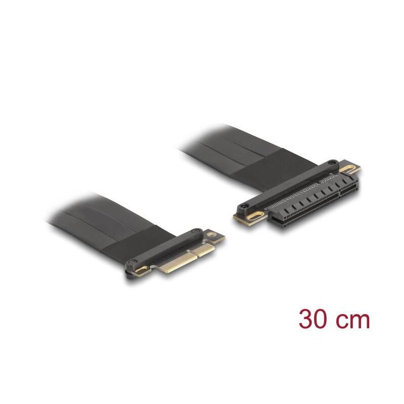delock-riser-karte-pci-express-30-x4-stecker-zu-x8-slot-mit-cable-30-cm