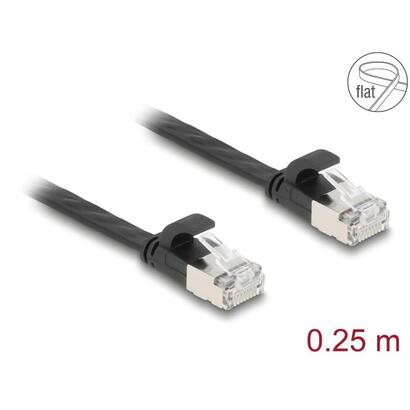 delock-rj45-flachband-cable-de-red-stecker-zu-stecker-cat6a-u-ftp-025-m-schwarz