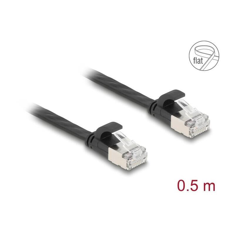 delock-rj45-flachband-cable-de-red-stecker-zu-stecker-cat6a-u-ftp-05-m-schwarz