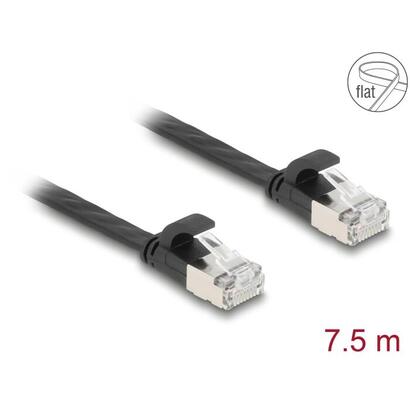 delock-rj45-flachband-cable-de-red-stecker-zu-stecker-cat6a-u-ftp-75-m-schwarz