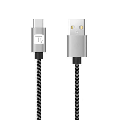 cable-techly-icoc-mu2ac-005-al-usb-usb-20-05-m-usb-a-usb-c-negro-gris
