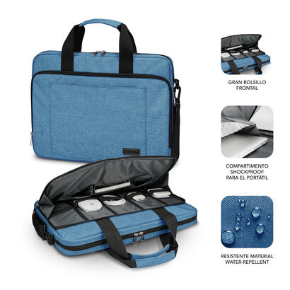 maletin-air-padding-156-azul-subblim-hasta-156-interior-acolchado-bolsillo-exterior