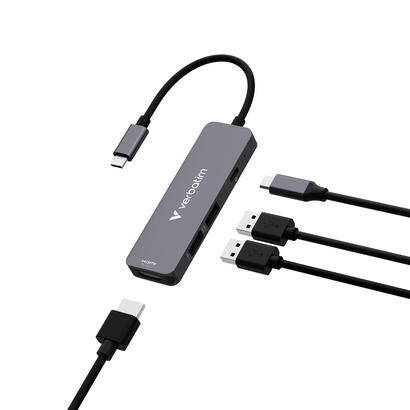verbatim-usb-c-essentials-multi-port-hub-4-port-32155
