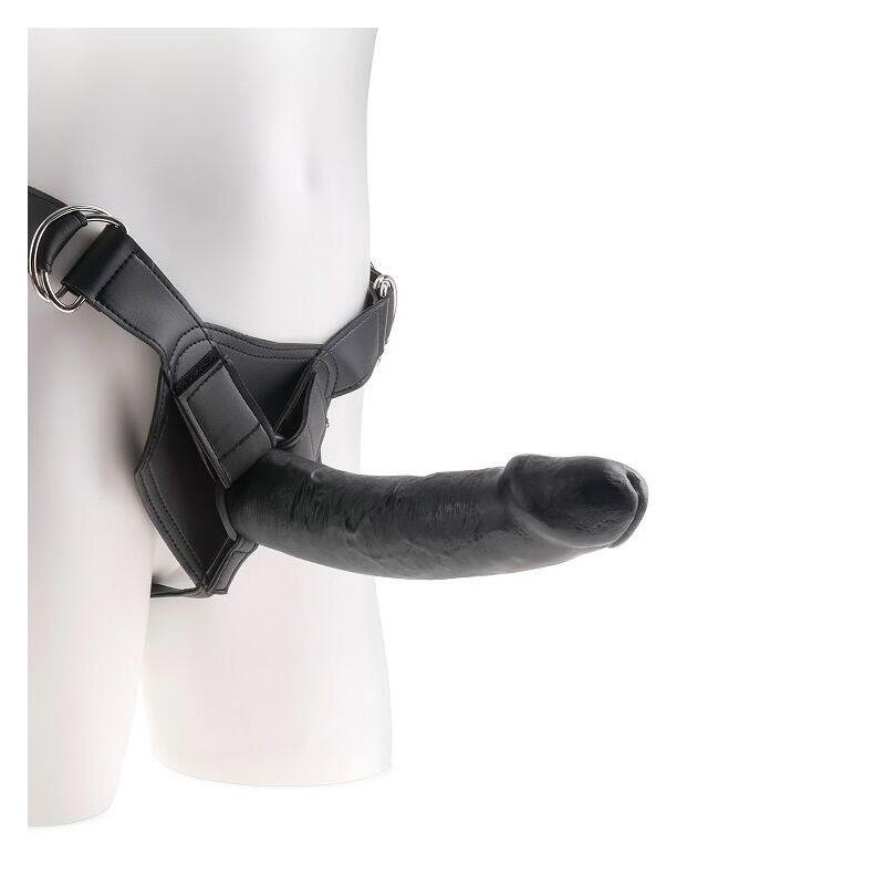 king-cock-harness-con-pene-realistico-negro-229-cm king-cock-harness-con-pene-realistico-negro-229-cm