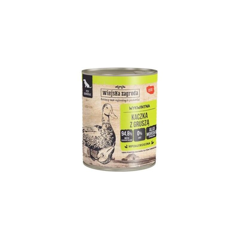 comida-humeda-para-perros-wiejska-zagroda-pato-con-pera-800g