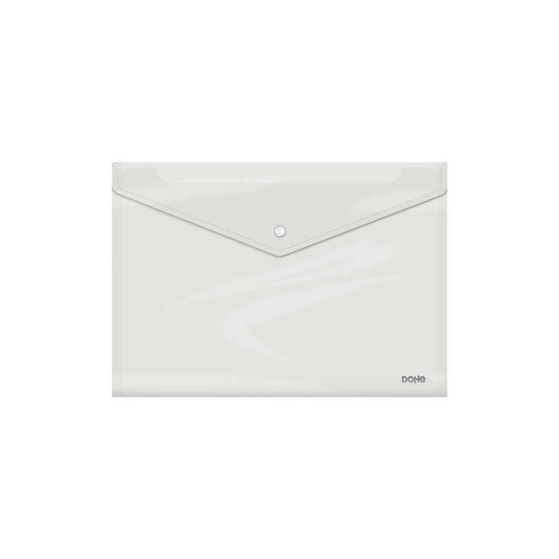 sobre-pack-de-10-unidades-dohe-con-cierre-de-broche-tamano-folio-plus-apaisado-polipropileno-cristal-transparente
