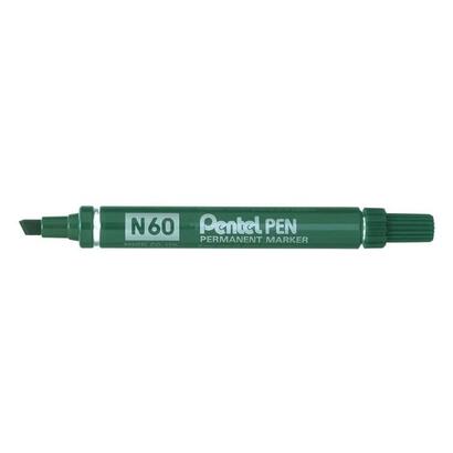 pack-de-12-unidades-pentel-pen-n60-rotulador-permanente-punta-biselada-resistente-y-duradera-resistente-a-agua-y