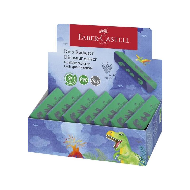pack-de-15-unidades-faber-castell-dinosaurio-goma-de-borrar-sin-pvc-forma-triangular-ergonomica-sin-residuos-