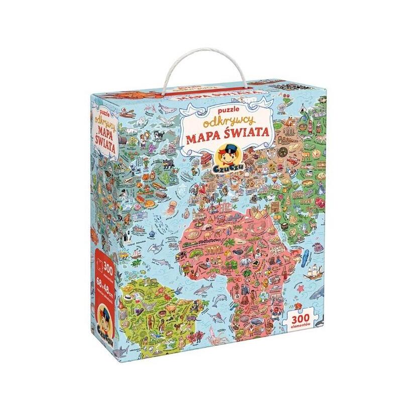 puzzle-odkrywcy-mapa-swiata-300-elementow