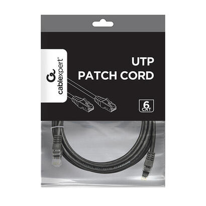 gembird-latiguillo-cat6-utp-3-mts-negro