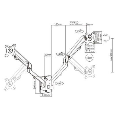 gembird-ma-wa2-01-soporte-para-2-monitores-686-cm-27-negro-pared