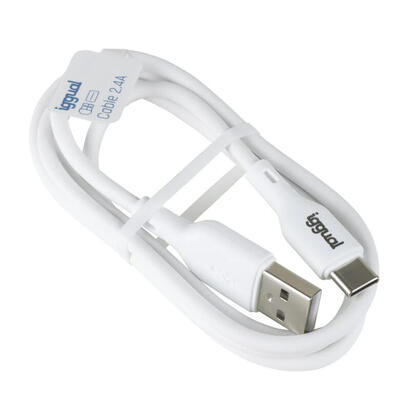 iggual-cable-usb-ausb-c-100-cm-blanco
