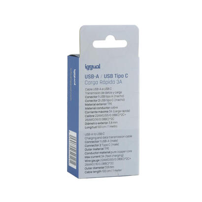 iggual-cable-usb-ausb-c-100-cm-blanco-q30-3a