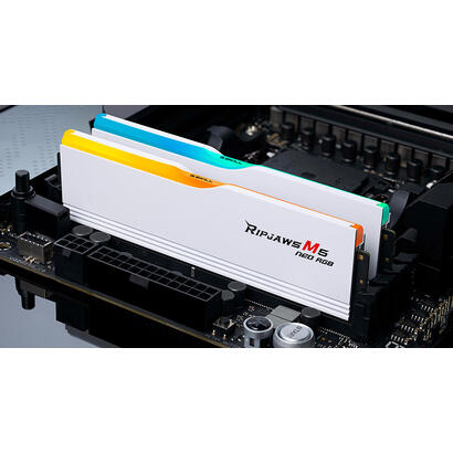 gskill-memoria-32-gb-ddr5-6000-2x-16-gb-kit-dual-ram-blanco-f5-6000j2836g16gx2-rm5nrw-ripjaws-m5-neo-rgb-amd-expo-f5-6000j2836g1