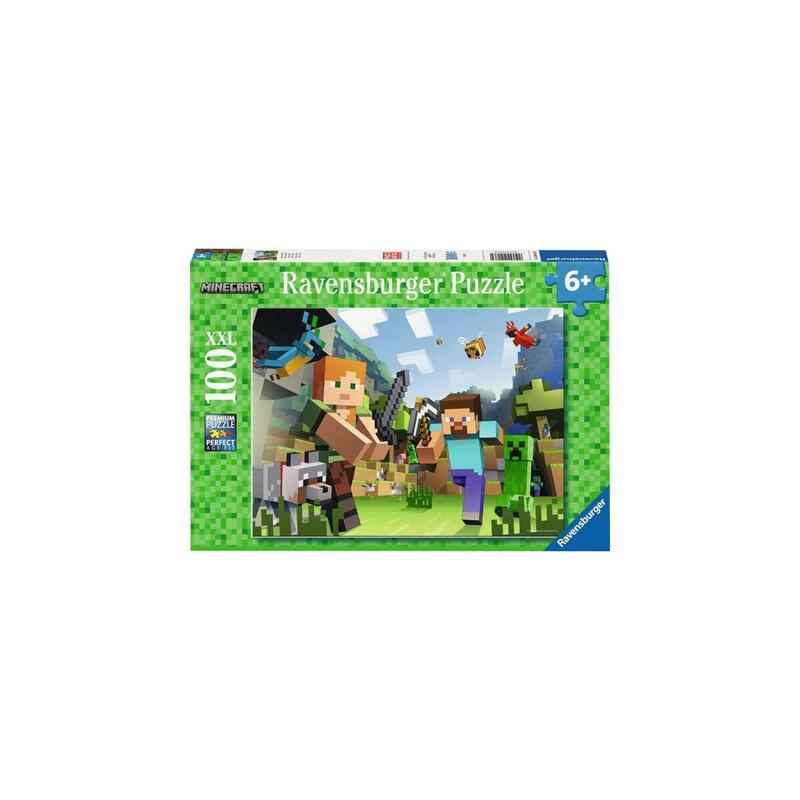 ravensburger-kinderpuzzle-minecraft-steve-und-alex-100-teile-12004176
