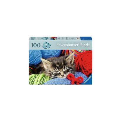 ravensburger-feel-well-puzzle-gatito-de-lana-100-piezas-12001363