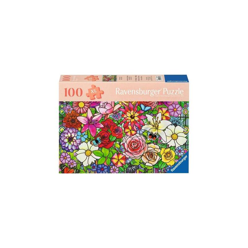ravensburger-feel-well-puzzle-ventana-de-flores-100-piezas-12001364